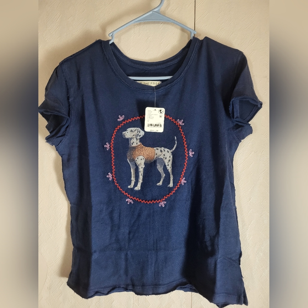 Free People We The Free Fur Friend Tee - Picture 4 of 10